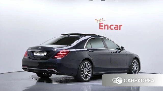 Mercedes-Benz S-Class W222 2018 Синий из Кореи