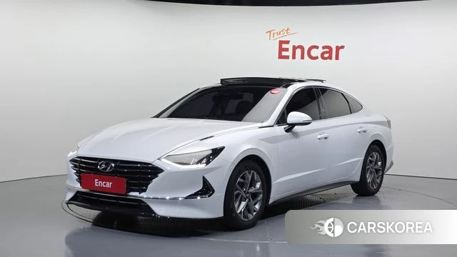 Hyundai Sonata (DN8) 2019 Белый из Кореи