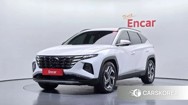 Hyundai Tucson (NX4) 2021 Белый из Кореи