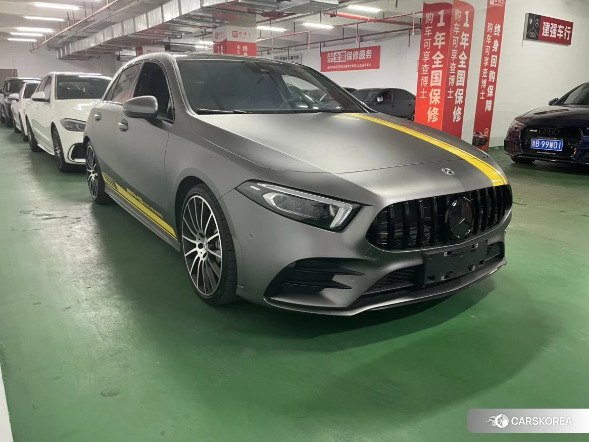 Mercedes-Benz Class A AMG (imported) 2021 Серебристо-серый из Китая