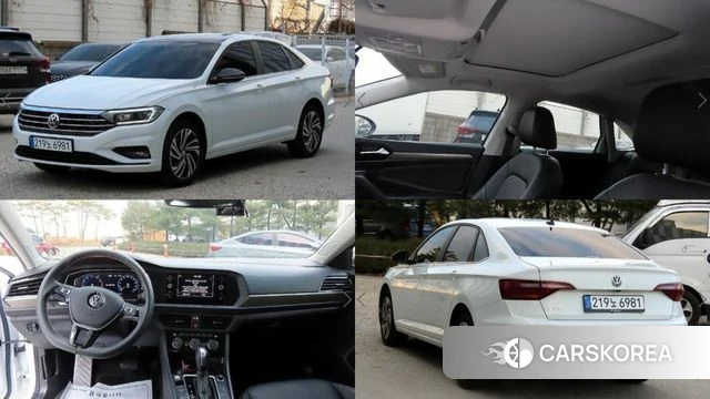 Volkswagen 7th Generation of Jetta 2021 Белый из Кореи
