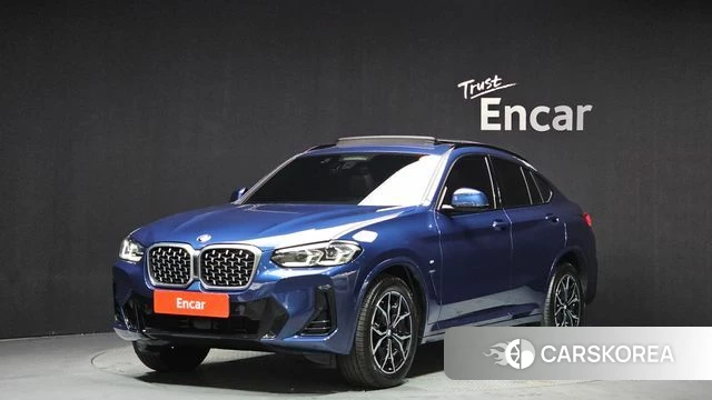 BMW X4 (G02) 2023 Синий из Кореи