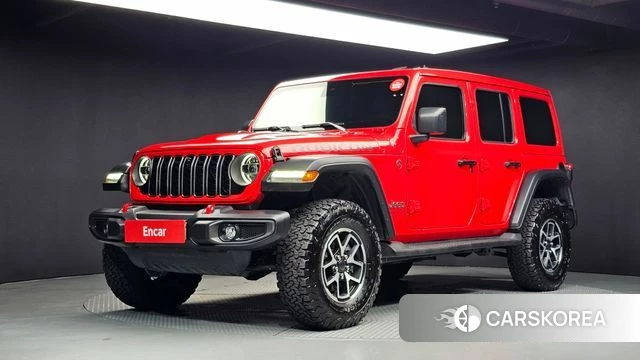 Jeep Wrangler (JL) 2024 Красный из Кореи