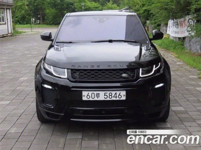 Land Rover Range Rover Evoque 2019 Черный из Кореи