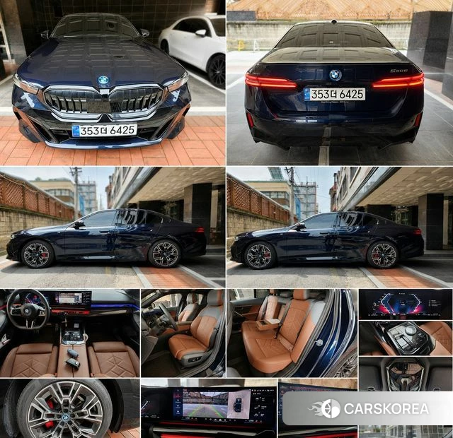 BMW 5 Series (G60) 2024 Черный из Кореи