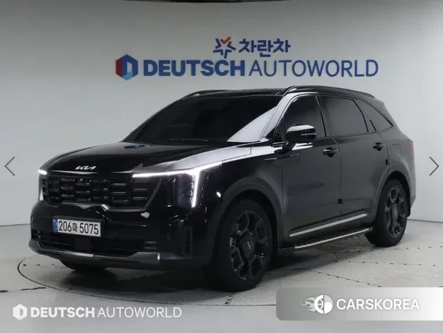 Kia The New Sorento 4th Generation 2024 Черный из Кореи