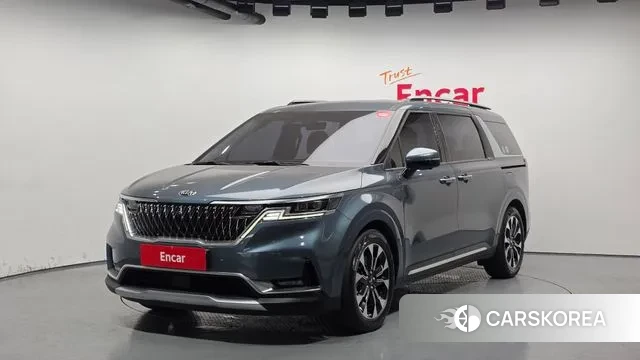 Kia Carnival 4th generation 2020 Небесно-голубой из Кореи