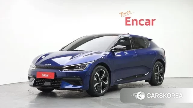 Kia EV6 2021 Синий из Кореи