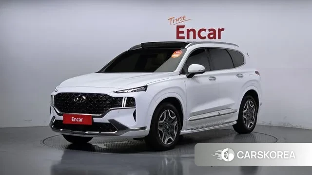 Hyundai The New Santa Fe 2023 Белый из Кореи
