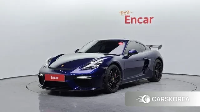 Porsche 718 Cayman 2022 Синий из Кореи