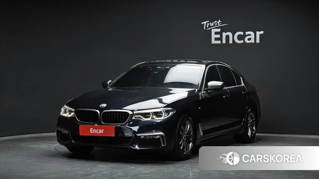 BMW 5 Series (G30) 2018 Синий из Кореи