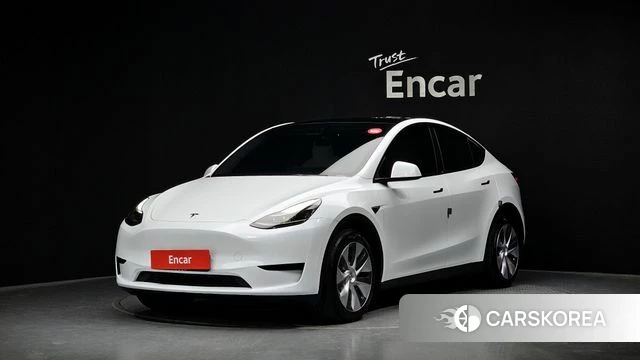 Tesla Model Y 2024 Белый из Кореи