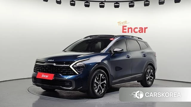 Kia Sportage 5th Generation Hybrid 2021 Синий из Кореи
