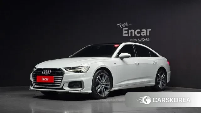 Audi A6 (C8) 2023 Белый из Кореи