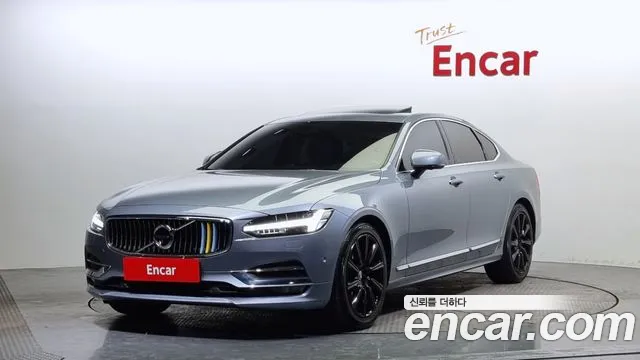 Volvo S90 2018 Небесно-голубой из Кореи