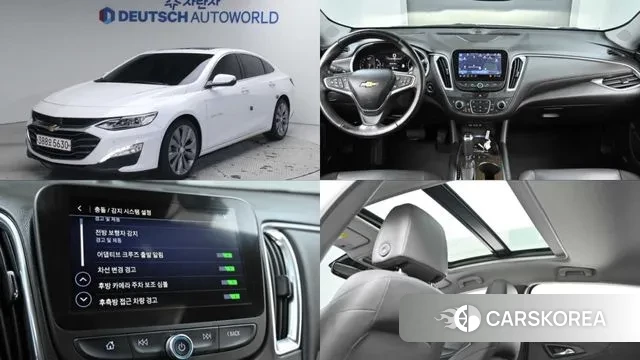 Chevrolet (GM Daewoo) The New Malibu 2019 Белый из Кореи