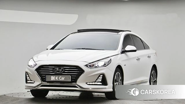 Hyundai Sonata New Rise Hybrid 2018 Белый из Кореи