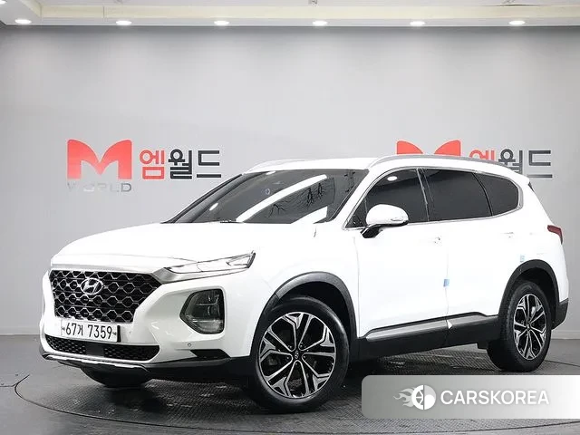Hyundai Santa Fe TM 2018 Белый из Кореи
