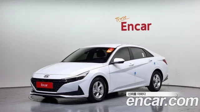 Hyundai Avante (CN7) 2022 Белый из Кореи