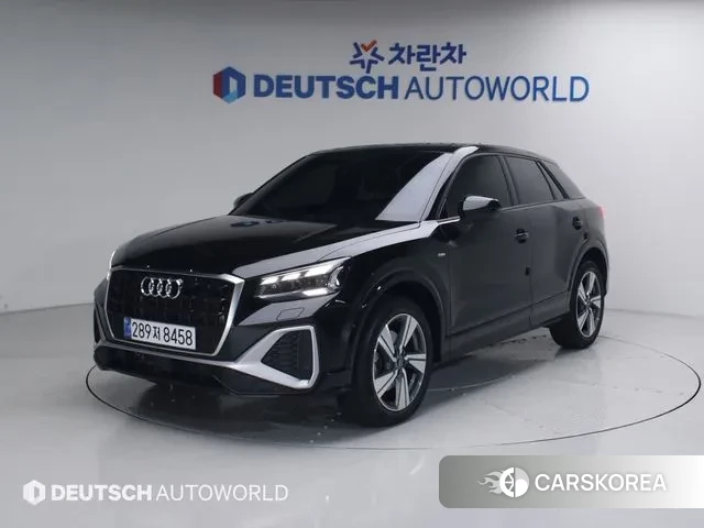 Audi Q2 2023 Черный из Кореи