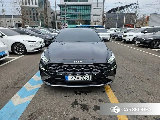 Kia K8 Hybrid 2021 Черный из Кореи