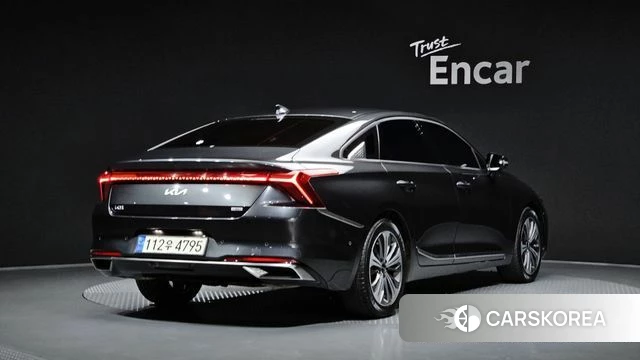 Kia K8 Hybrid 2021 Серый из Кореи