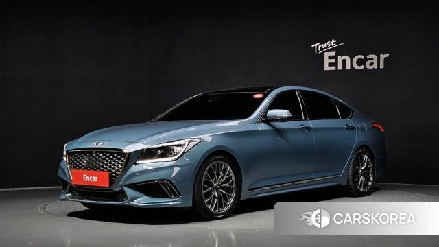 Genesis G80 2018 Небесно-голубой из Кореи
