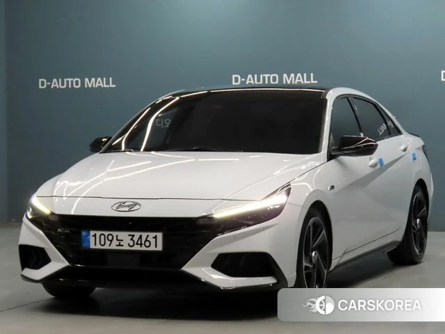 Hyundai Avante (CN7) 2021 Белый из Кореи
