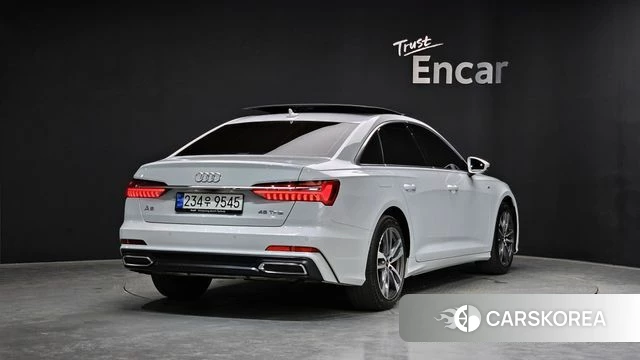 Audi A6 (C8) 2023 Белый из Кореи