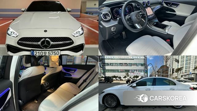 Mercedes-Benz C-Class W206 2023 Белый из Кореи