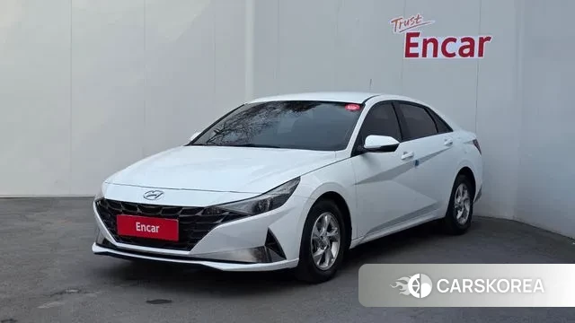 Hyundai Avante (CN7) 2021 Белый из Кореи