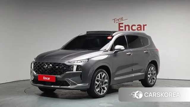 Hyundai The New Santa Fe 2023 Серый из Кореи