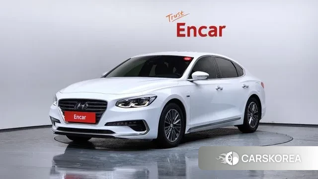 Hyundai Grandeur IG Hybrid 2018 Белый из Кореи