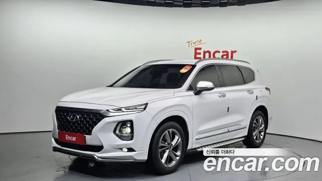 Hyundai Santa Fe TM 2019 Белый из Кореи