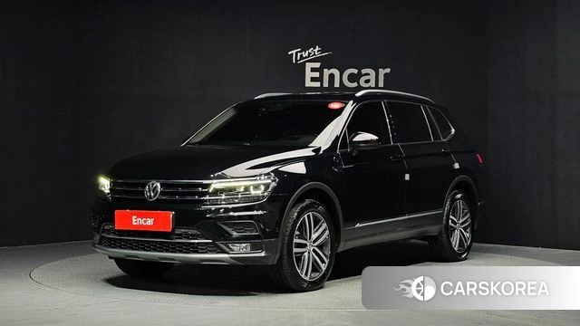 Volkswagen Tiguan Allspace 2020 Черный из Кореи