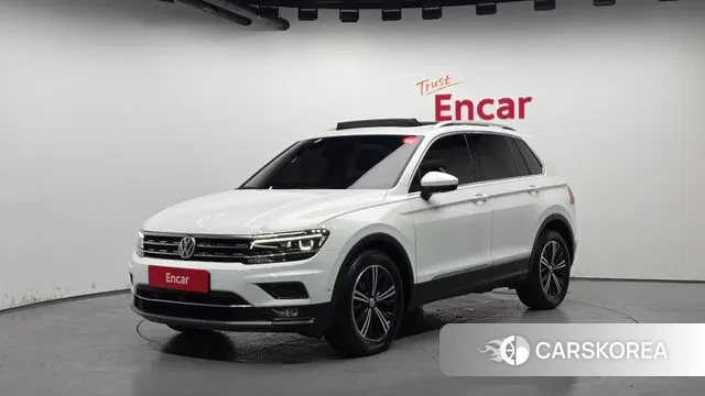 Volkswagen Tiguan second Generation 2018 Белый из Кореи