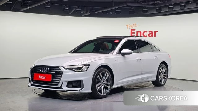 Audi A6 (C8) 2021 Белый из Кореи