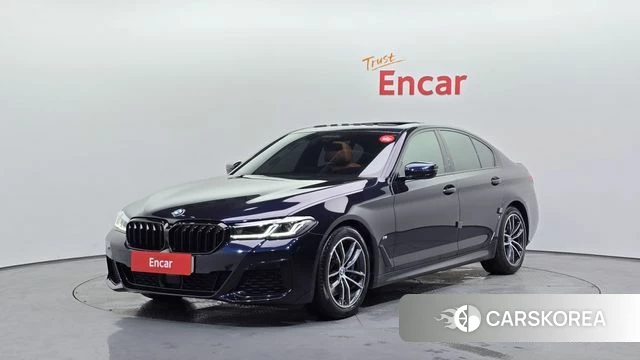 BMW 5 Series (G30) 2022 Черный из Кореи