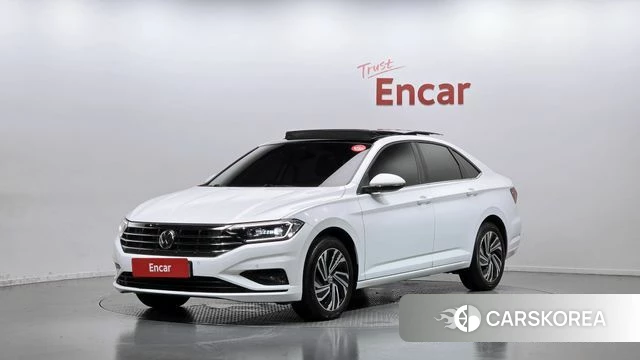 Volkswagen 7th Generation of Jetta 2021 Белый из Кореи