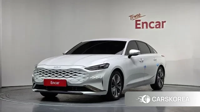 Kia K8 Hybrid 2023 Белый из Кореи