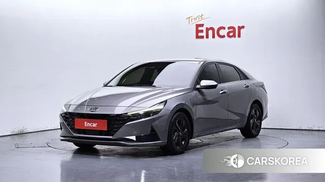 Hyundai Avante (CN7) 2021 Серебристо-серый из Кореи