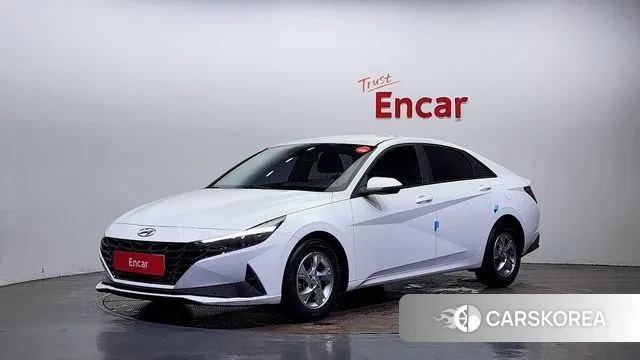 Hyundai Avante (CN7) 2021 Белый из Кореи