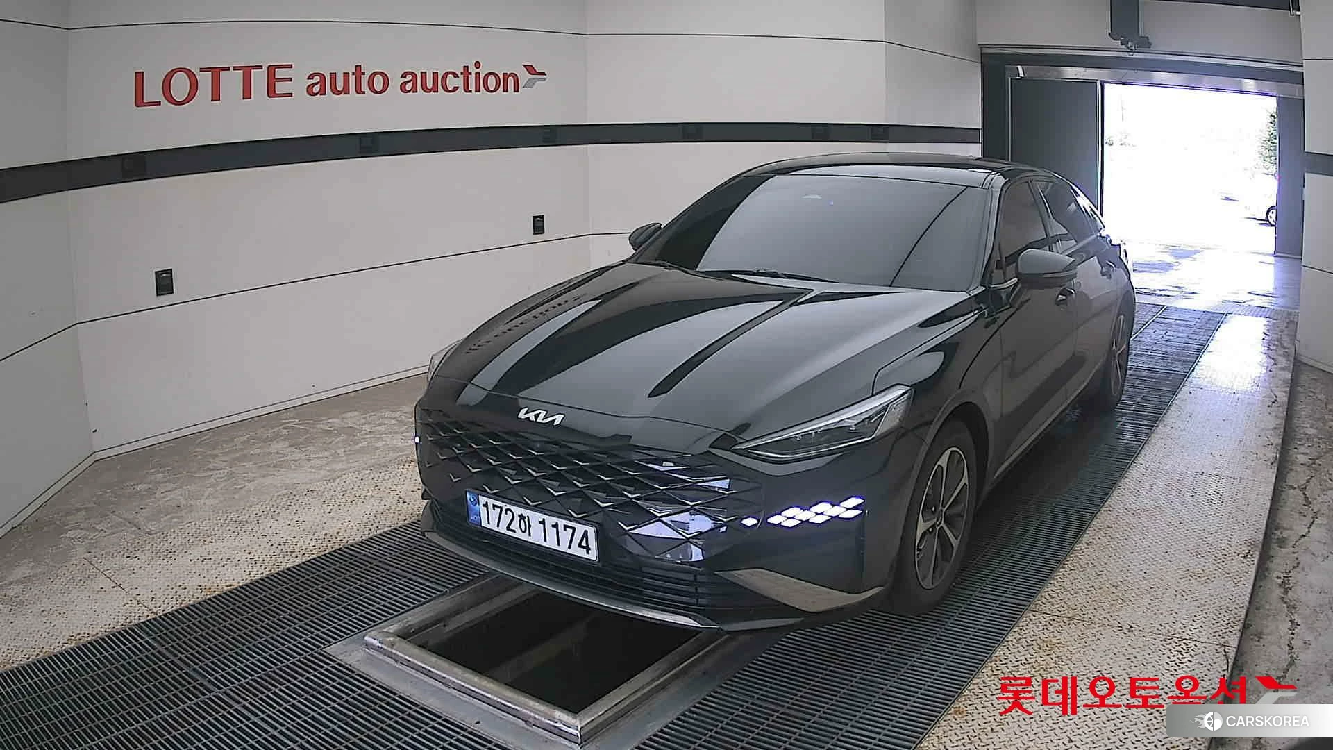 Kia K8 Hybrid 2023 Aurora Black Pearl из Кореи