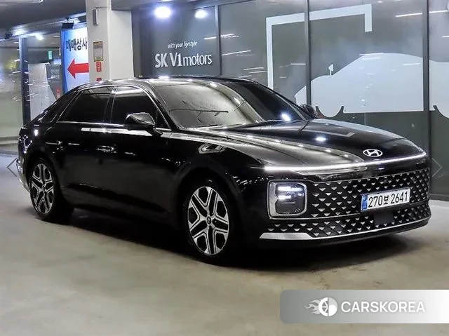 Hyundai Grandeur Hybrid (GN7) 2023 Черный из Кореи