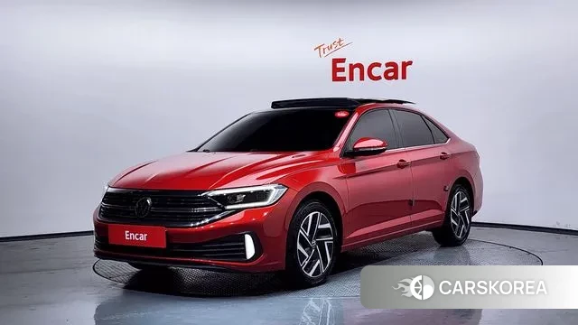 Volkswagen 7th Generation of Jetta 2022 Красный из Кореи