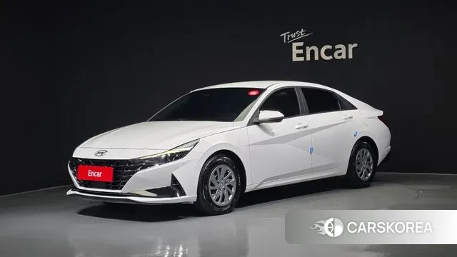Hyundai Avante (CN7) 2021 Белый из Кореи