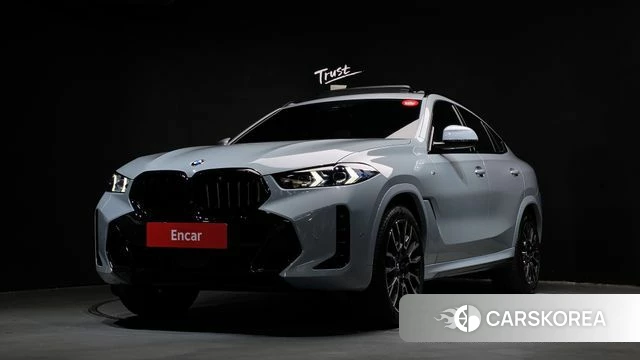 BMW X6 (G06) 2025 Светло-серебряный цвет из Кореи