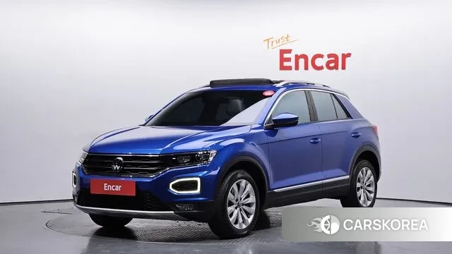 Volkswagen T-Roc 2021 Синий из Кореи