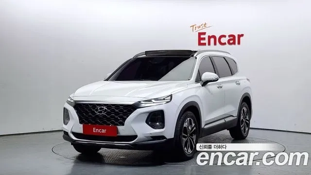 Hyundai Santa Fe TM 2019 Белый из Кореи
