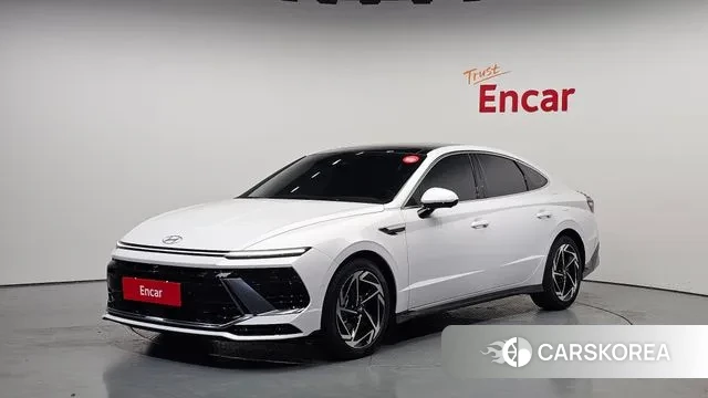 Hyundai Sonata D Edge Hybrid (DN8) 2024 Белый из Кореи